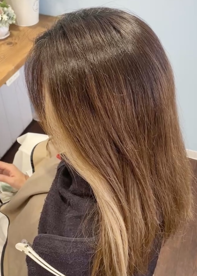 インナーカラーピンク　　かわいい髪色　デザインカラー　立体感カラー　人気スタイリスト　岐阜羽島　美容室SIRENAセレナ