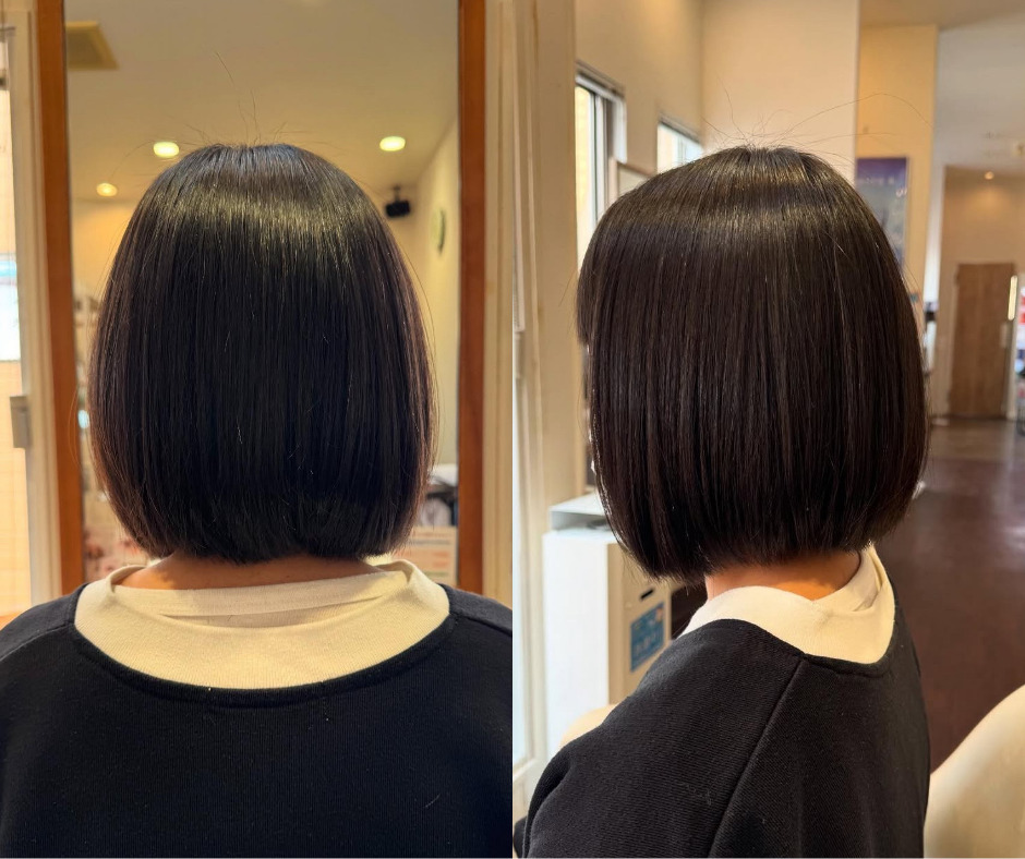 ヘアドネーション　バッサリカット　女性に人気の美容院　人気スタイリスト　岐阜羽島　スタッフ募集　美容室SIRENAセレナ