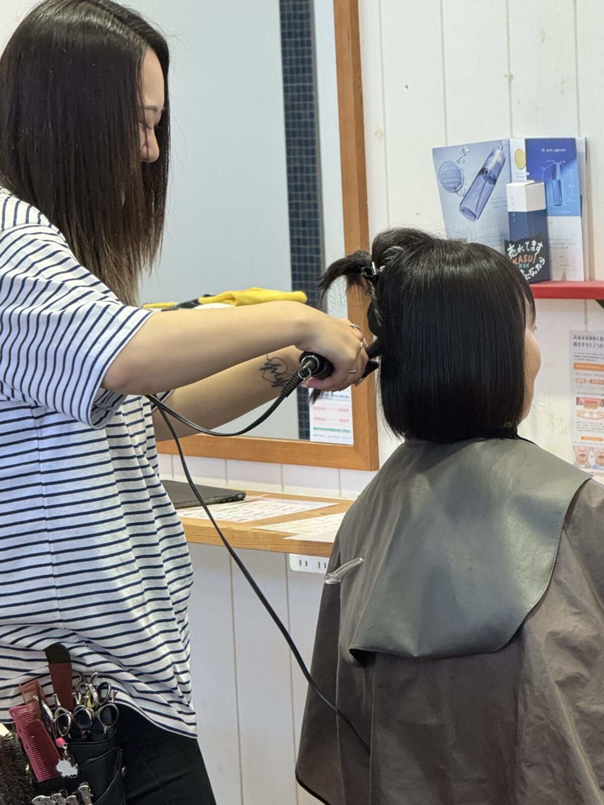 ストレート　縮毛矯正　女性に人気の美容院　人気スタイリスト　岐阜羽島　スタッフ募集　美容室SIRENAセレナ