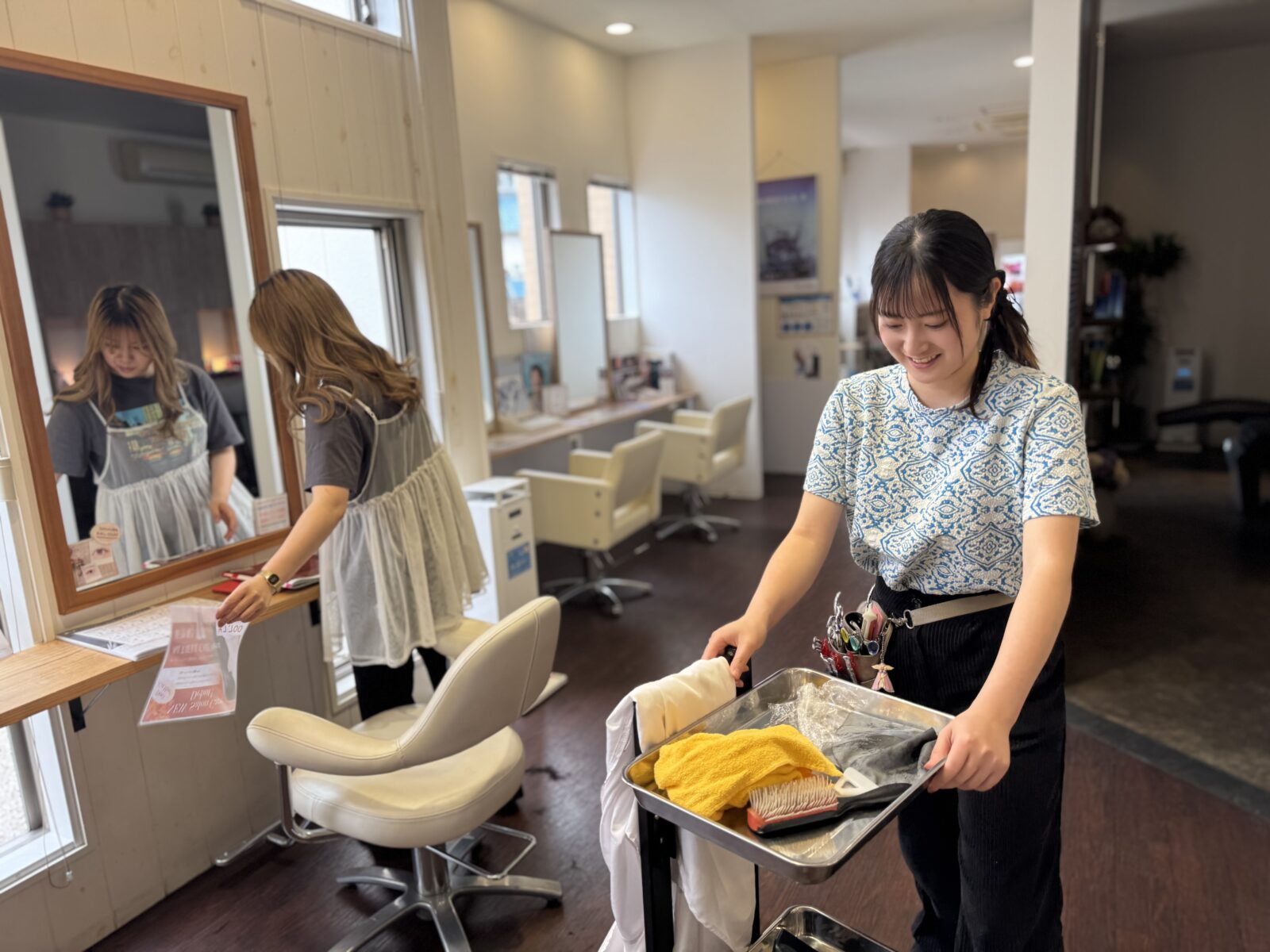 女性に人気の美容院　人気スタイリスト　岐阜羽島　スタッフ募集　美容室SIRENAセレナ
