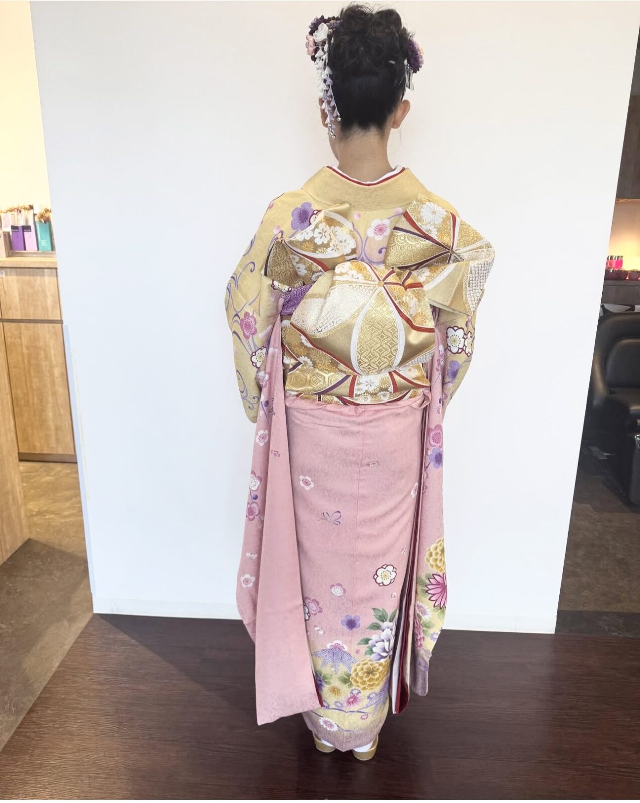 振袖着付け　ヘアアレンジ　女性に人気の美容院　人気スタイリスト　岐阜羽島　スタッフ募集　美容室SIRENAセレナ
