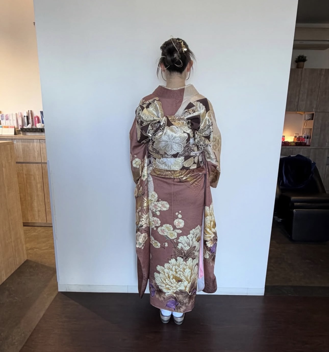 卒業式　袴着付け　玉ねぎヘアアレンジ　女性に人気の美容院　人気スタイリスト　岐阜羽島　スタッフ募集　美容室SIRENAセレナ